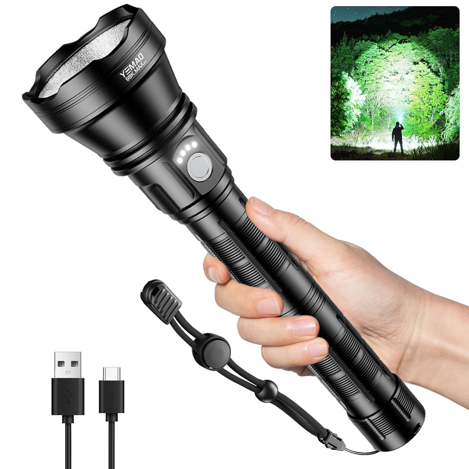 Outdoor Camping Glamping - YM-98K 2.0 PROMAX 5200LM Super Bright