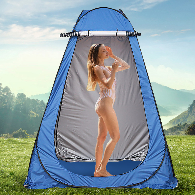 Outdoor Camping Toilet Tent - WESTTUNE Portable Pop-Up Camping Shower Tent