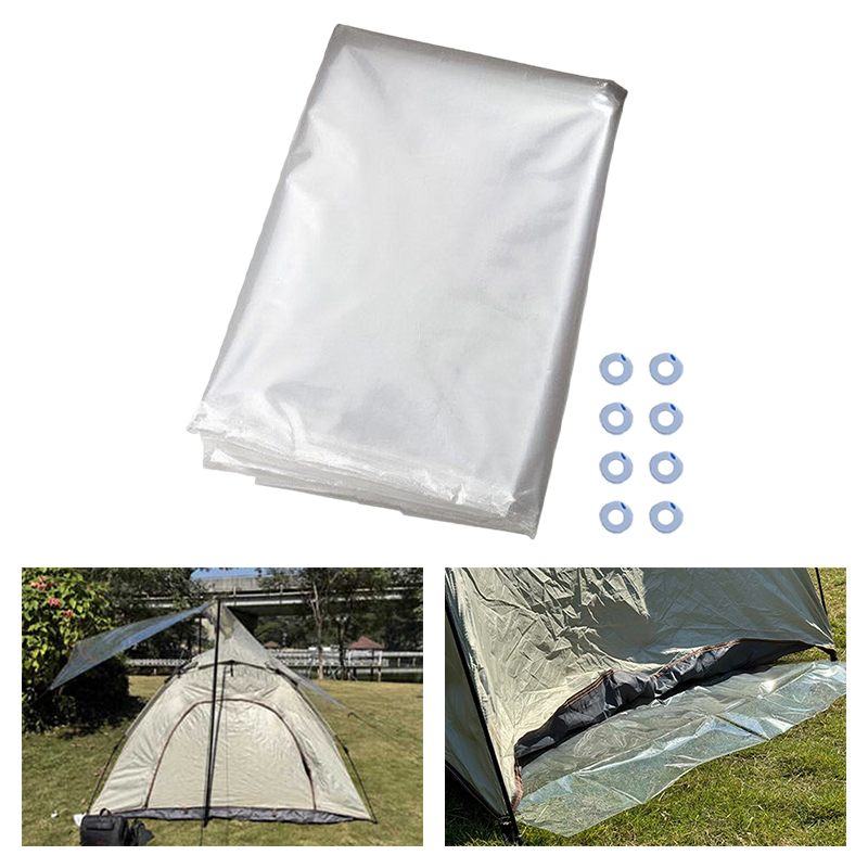 Outdoor Camping Mat Waterproof - 60-100G Ultralight Groundsheet Waterproof Tent Footprint