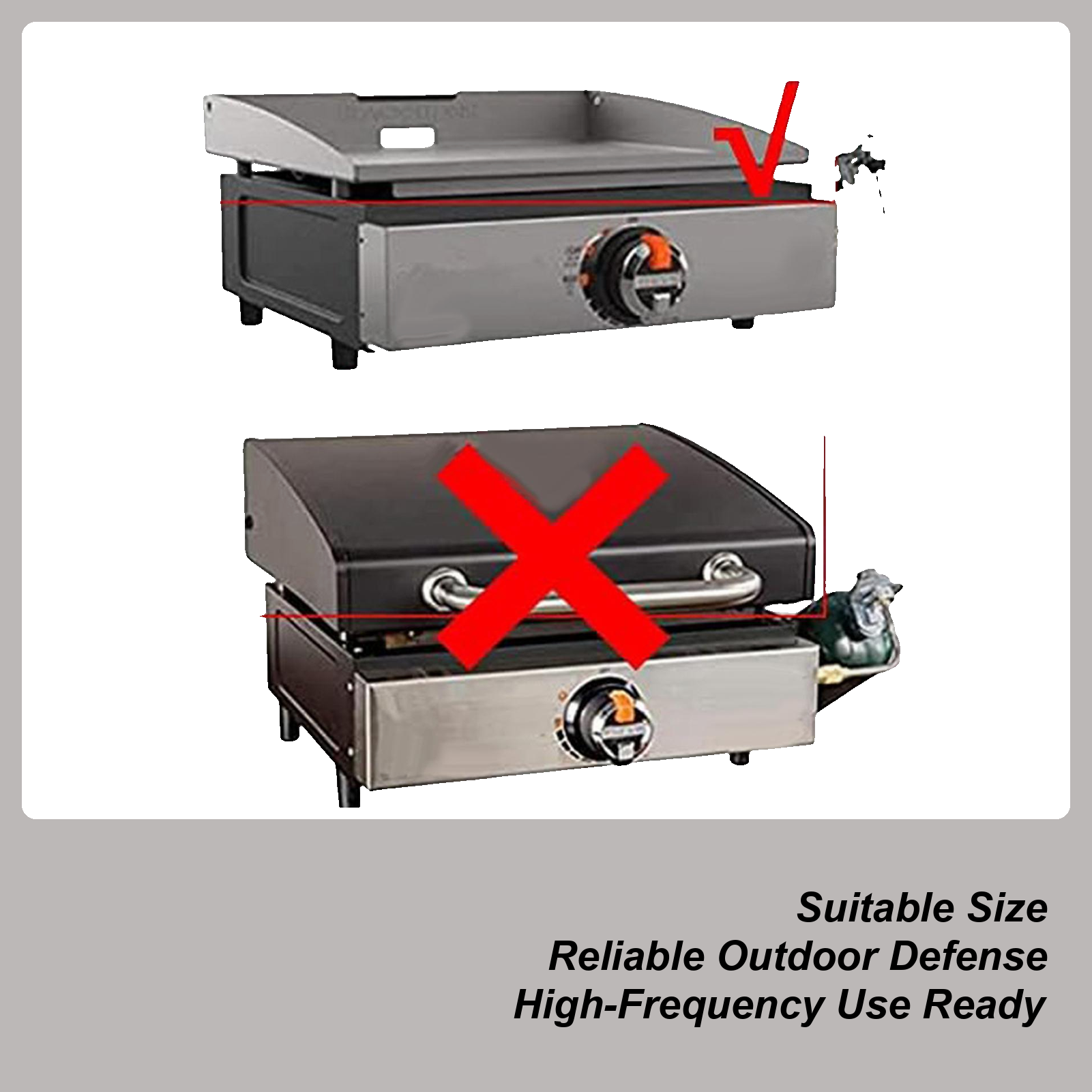 Outdoor Camping Table - Grilling Cover Heavy Duty Waterproof Table