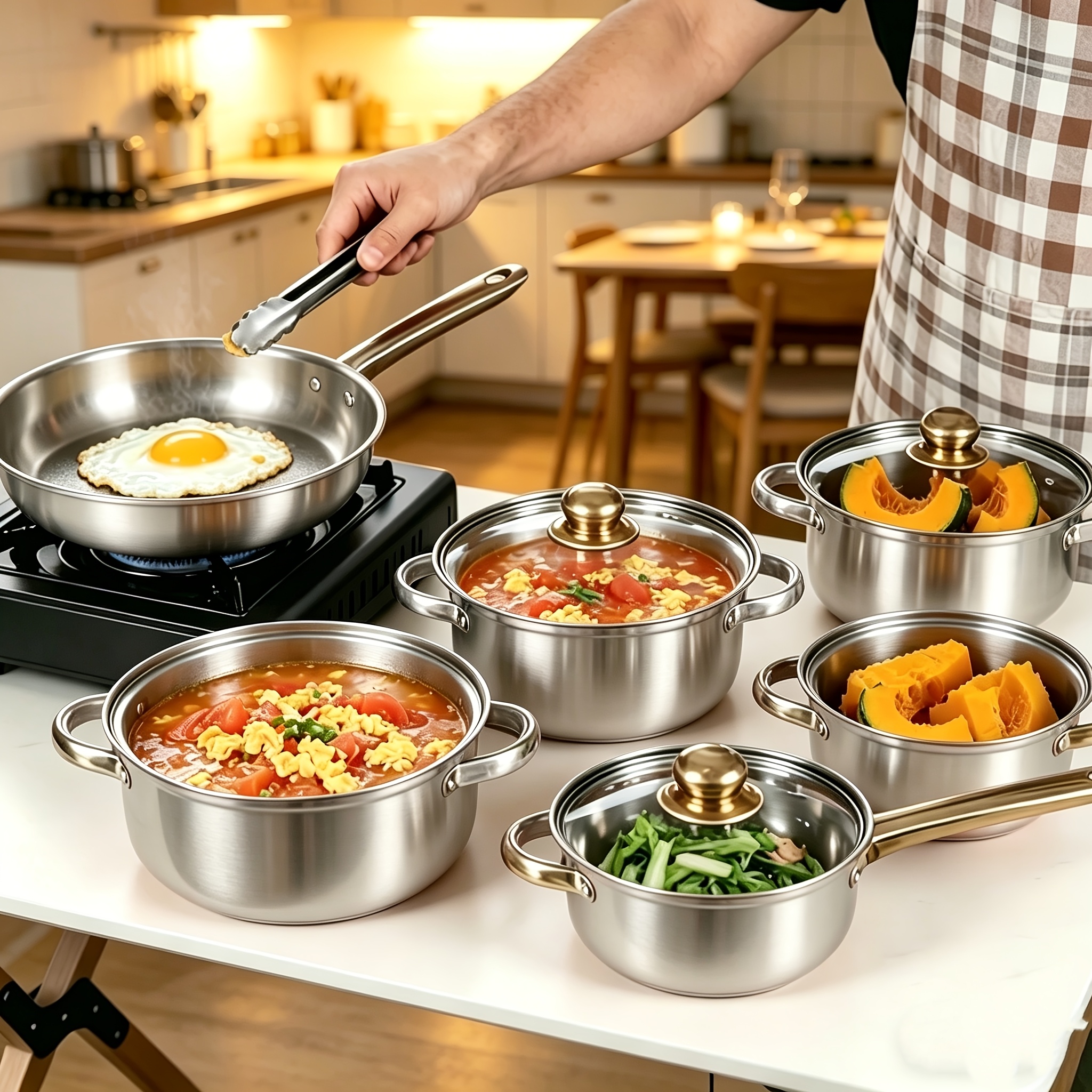 12-Piece Heavy-Duty Stainless  - Outdoor Camping Set 리뷰 및 가격