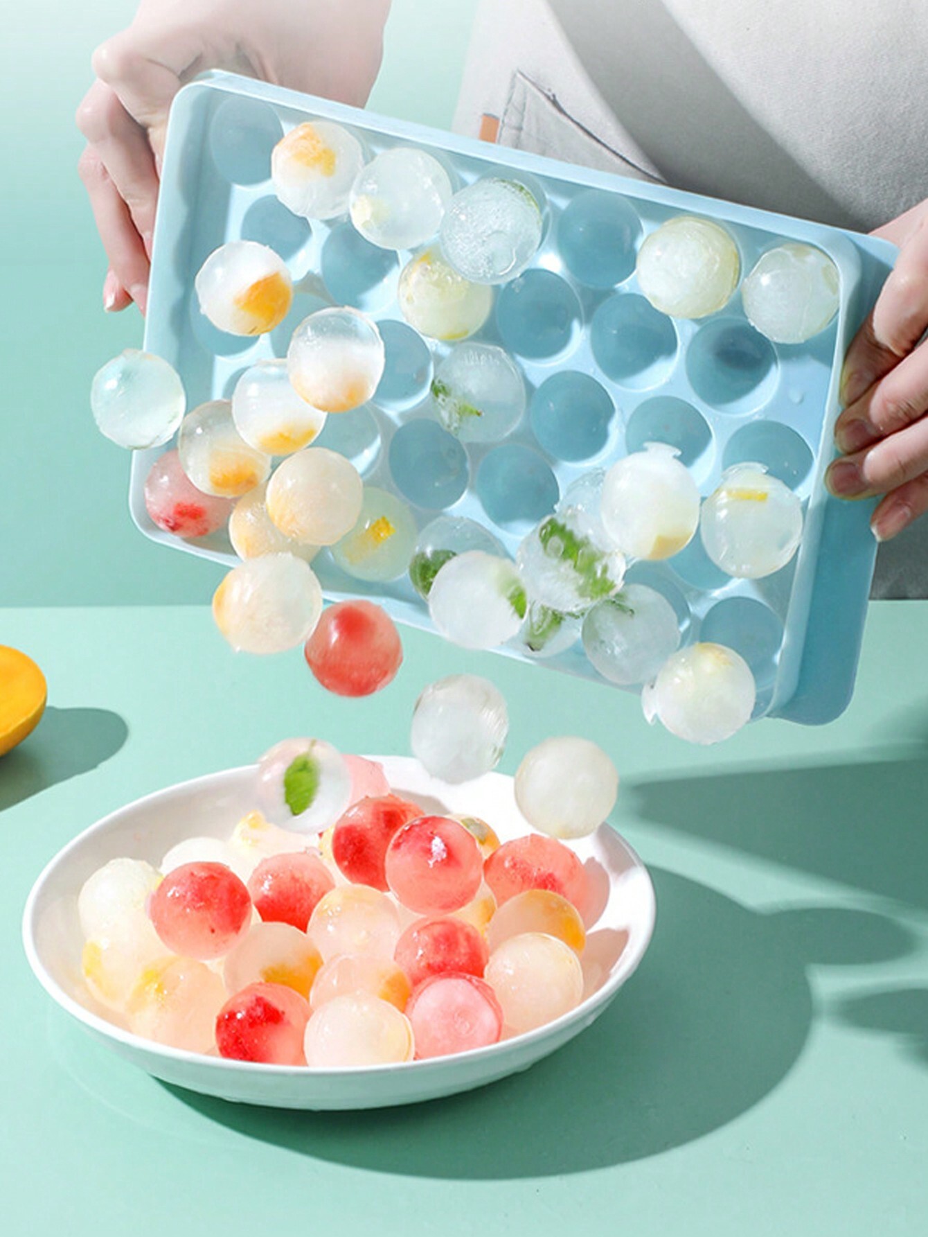 1pc Round Ice Cube Tray With L - Outdoor Camping Set 리뷰 및 가격