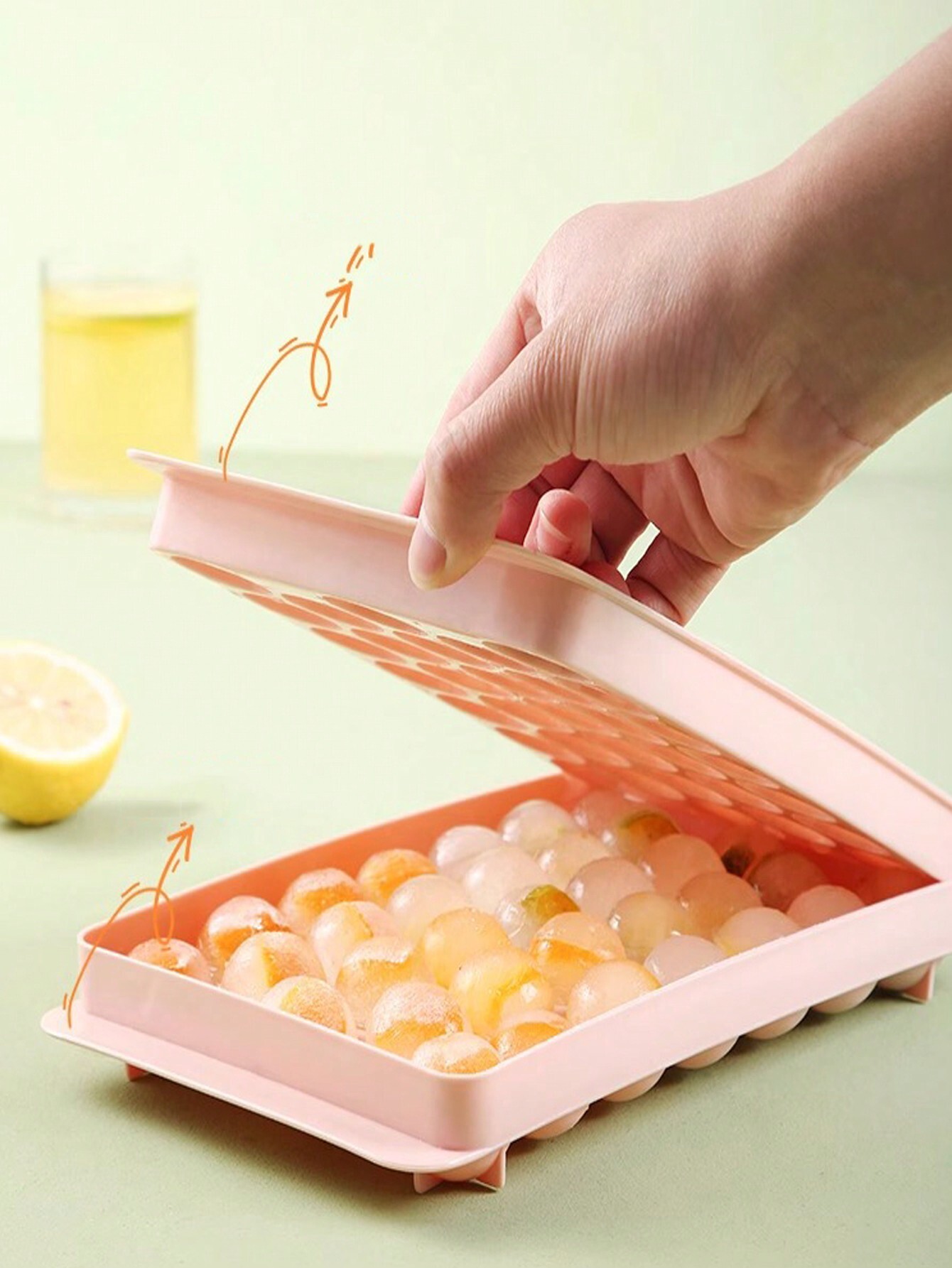 1pc Round Ice Cube Tray With L - Outdoor Camping Set 리뷰 및 가격