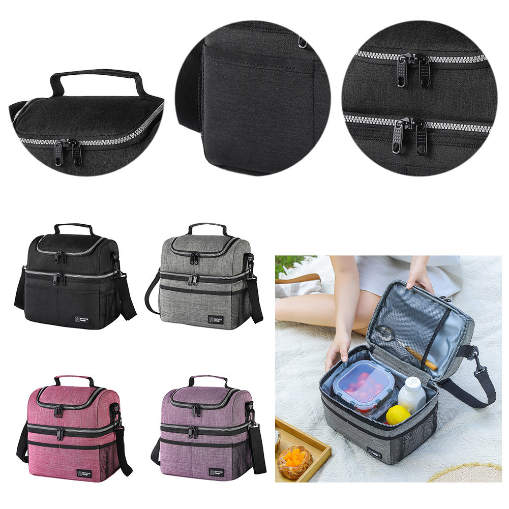 Insulated Lunch Bag Double Dec - Outdoor Camping Decke 리뷰 및 가격