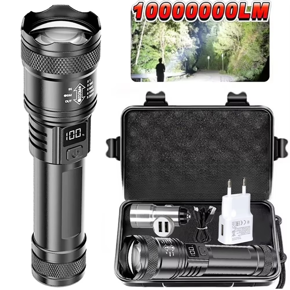100000LM Super Bright Flashlig - Outdoor Camping Glamping 리뷰 및 가격