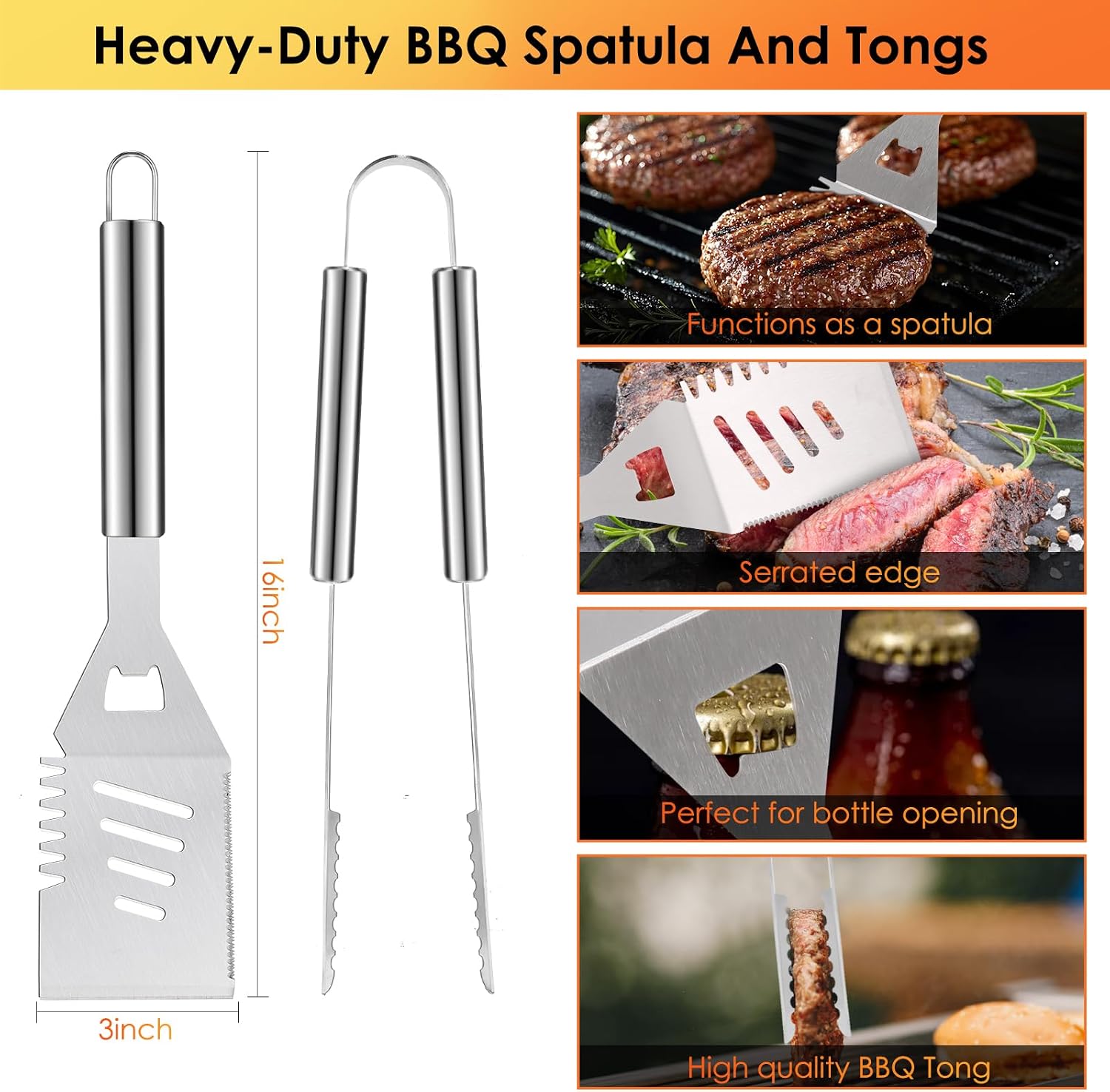 34Pcs BBQ Grilling Tools Set,  - Outdoor Camping Set 리뷰 및 가격