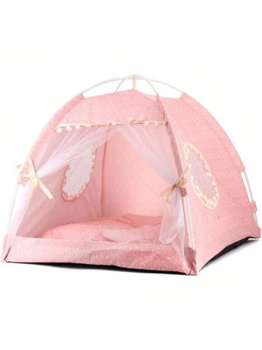 Dog Tent Indoor Cat House Pink - Outdoor Camping Dog Bed 리뷰 및 가격