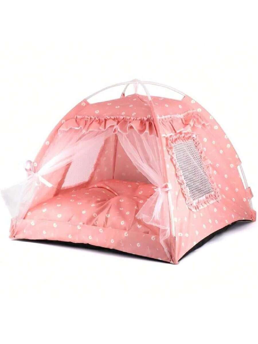 Dog Tent Indoor Cat House Pink - Outdoor Camping Dog Bed 리뷰 및 가격