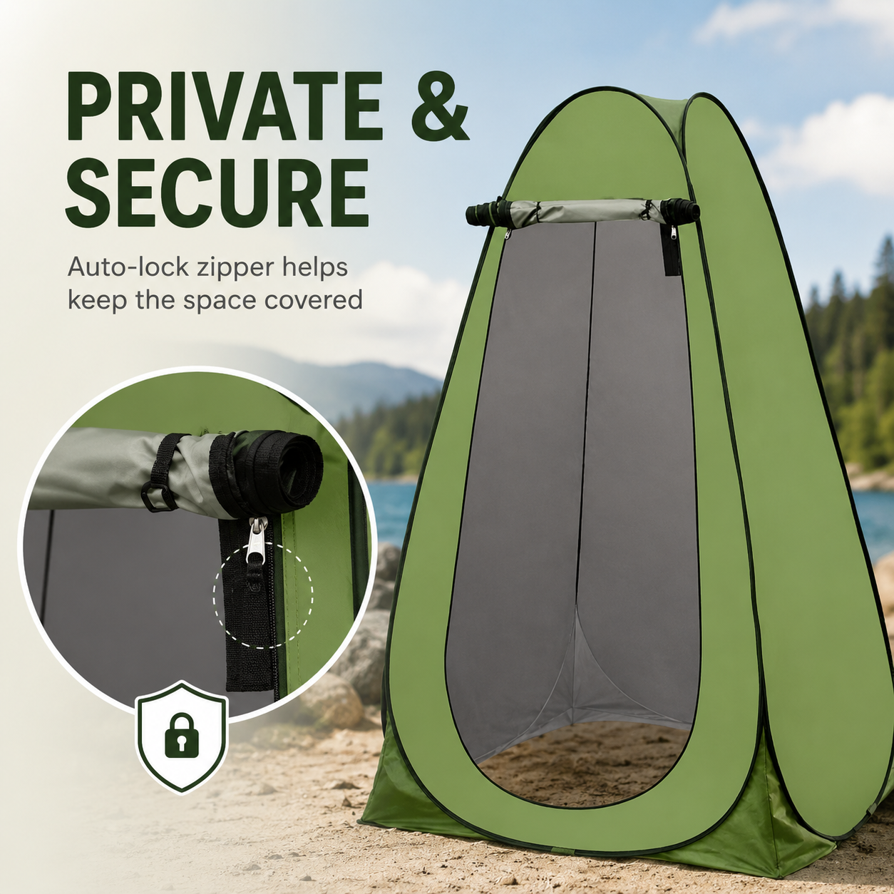 Portable Privacy Tent, Pop-Up  - Outdoor Camping Toilet Tent 리뷰 및 가격