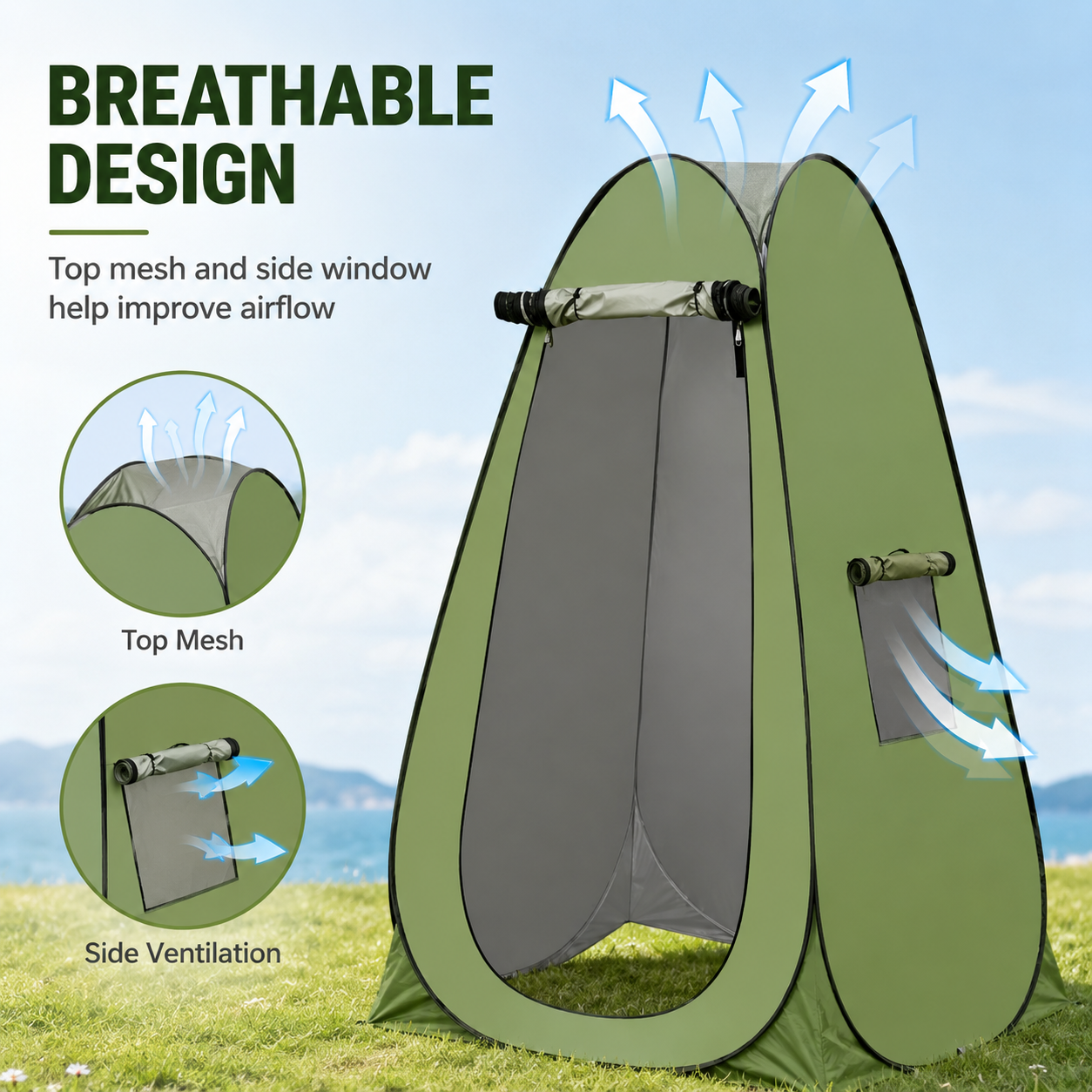 Portable Privacy Tent, Pop-Up  - Outdoor Camping Toilet Tent 리뷰 및 가격