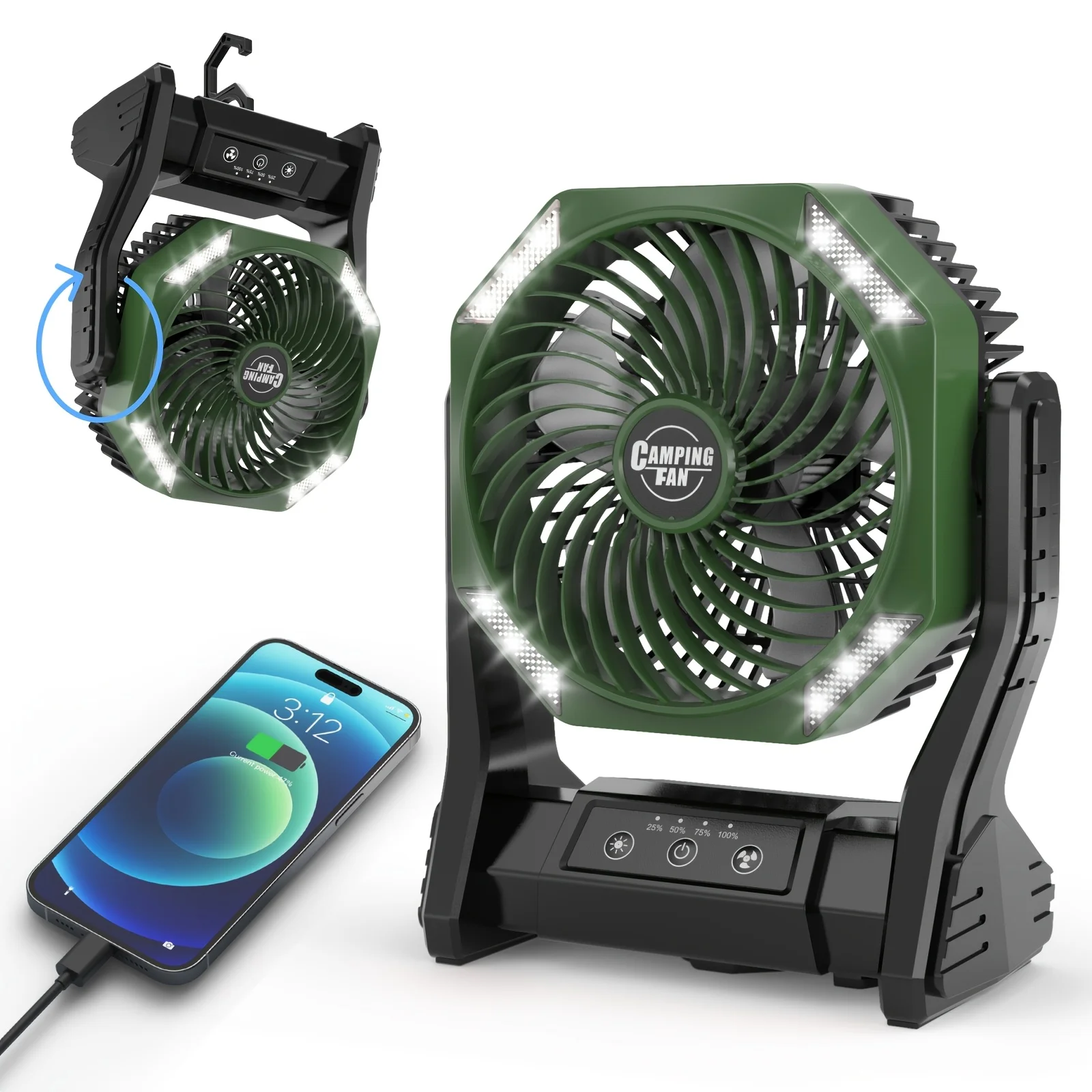 DDHOME 20000mAh Camping Fan wi - Outdoor Camping Table 리뷰 및 가격