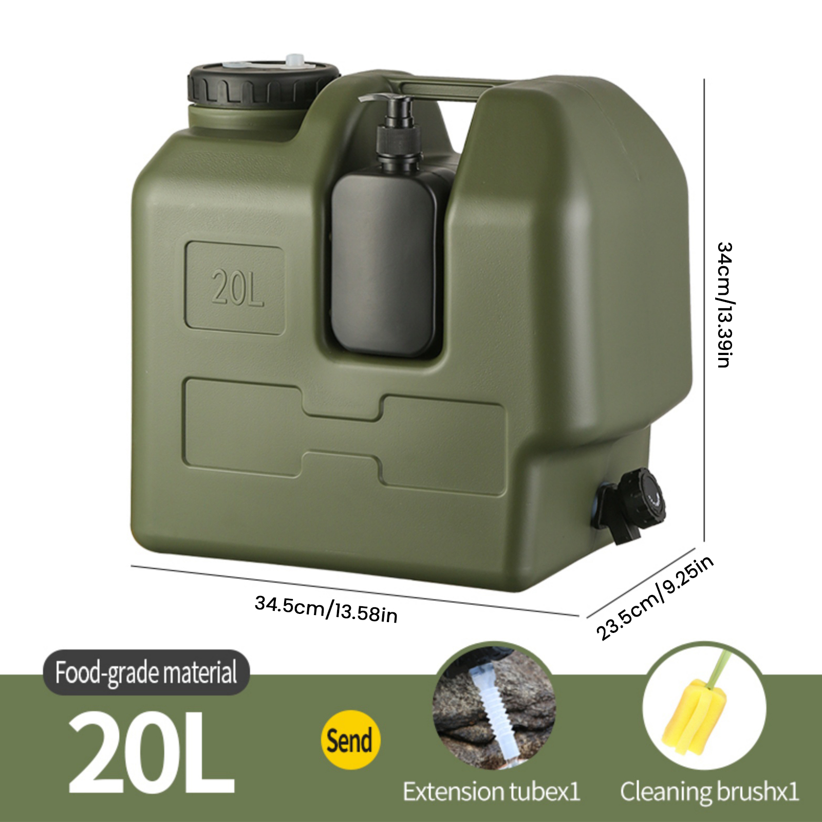 15/20L Portable Camping Water  - Outdoor Camping Water Jug 리뷰 및 가격