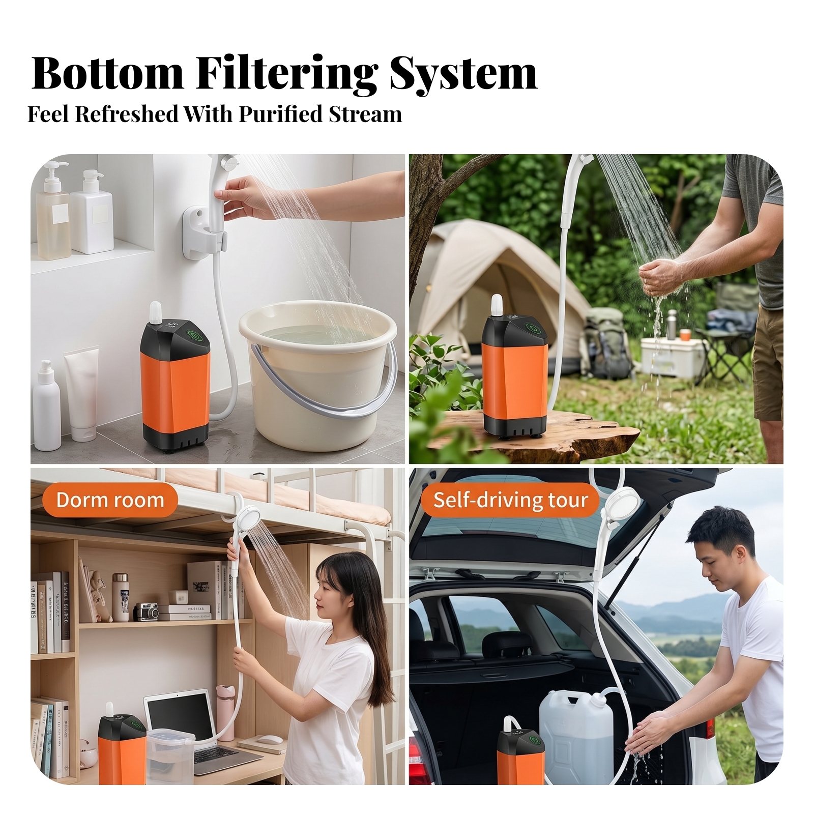 Portable Shower USB Charging H - Outdoor Camping Set 리뷰 및 가격