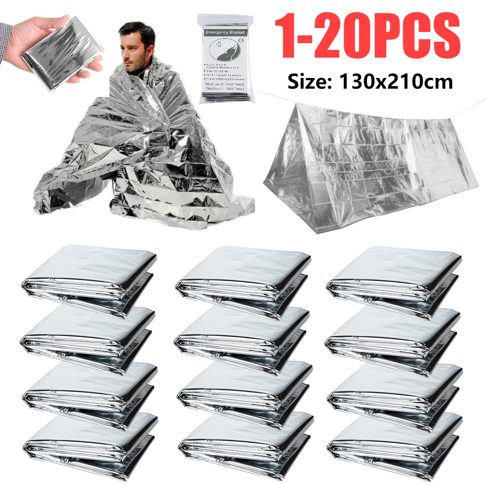 1-10PCS Emergency Thermal Blan - Outdoor Camping Mat Waterproof 리뷰 및 가격