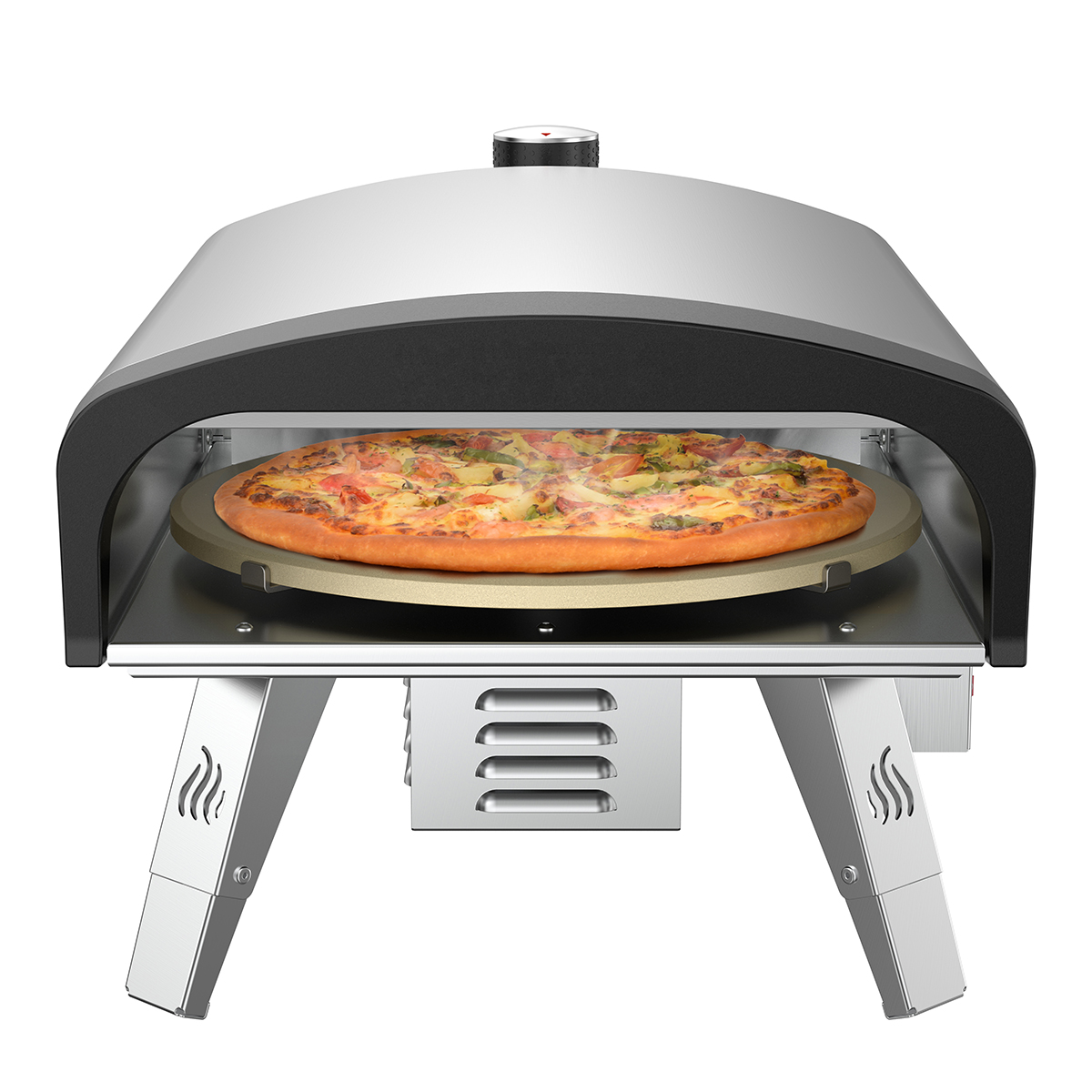 Pizza Oven With Stone Camping  - Outdoor Gas Camping Oven 리뷰 및 가격