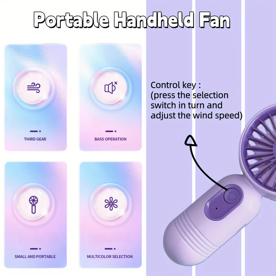 USB Mini Rechargeable Portable - Outdoor Camping Ventilator 리뷰 및 가격
