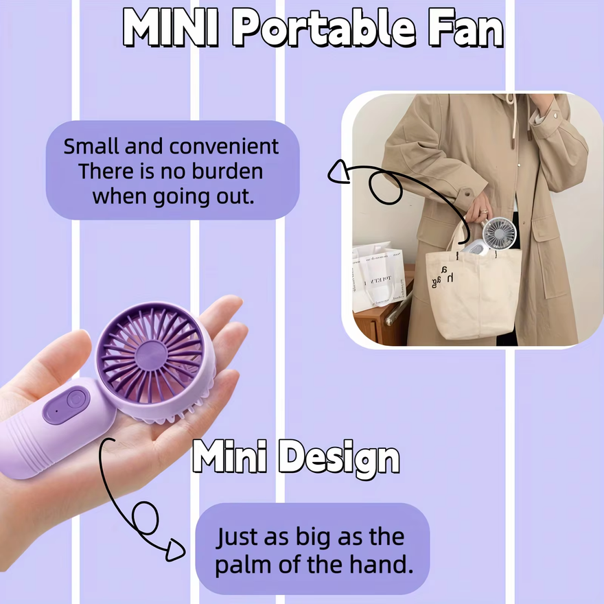 USB Mini Rechargeable Portable - Outdoor Camping Ventilator 리뷰 및 가격