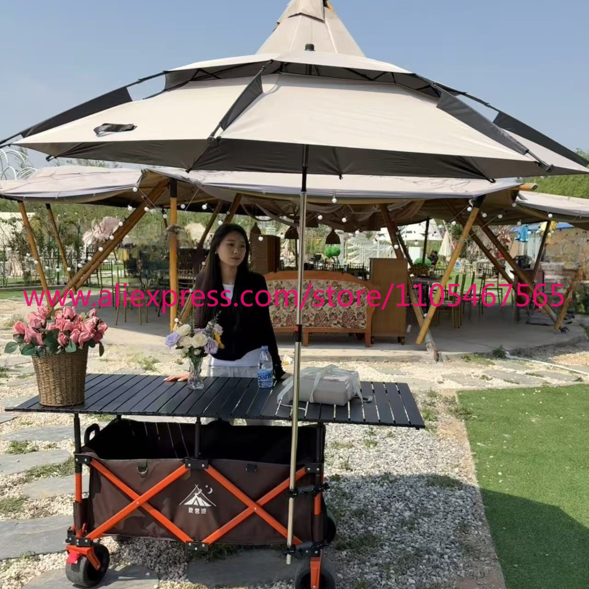 1PCS camper stall large foldab - Outdoor Camping Table 리뷰 및 가격