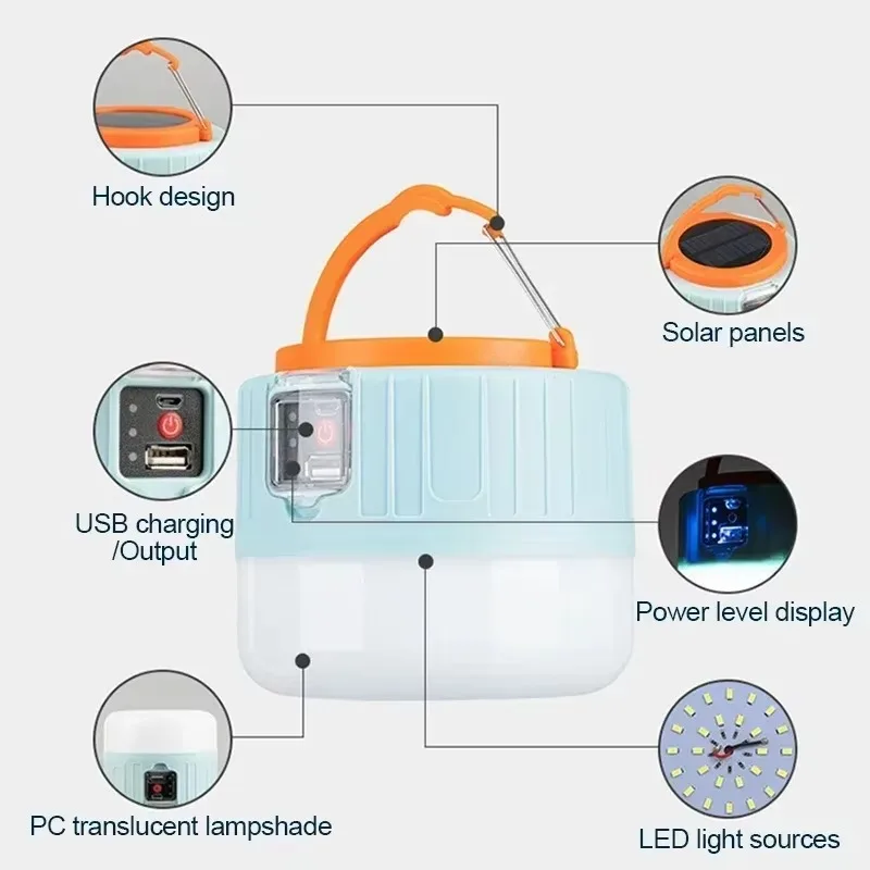 Solar Camping Lantern Recharge - Outdoor Camping Light Portable 리뷰 및 가격