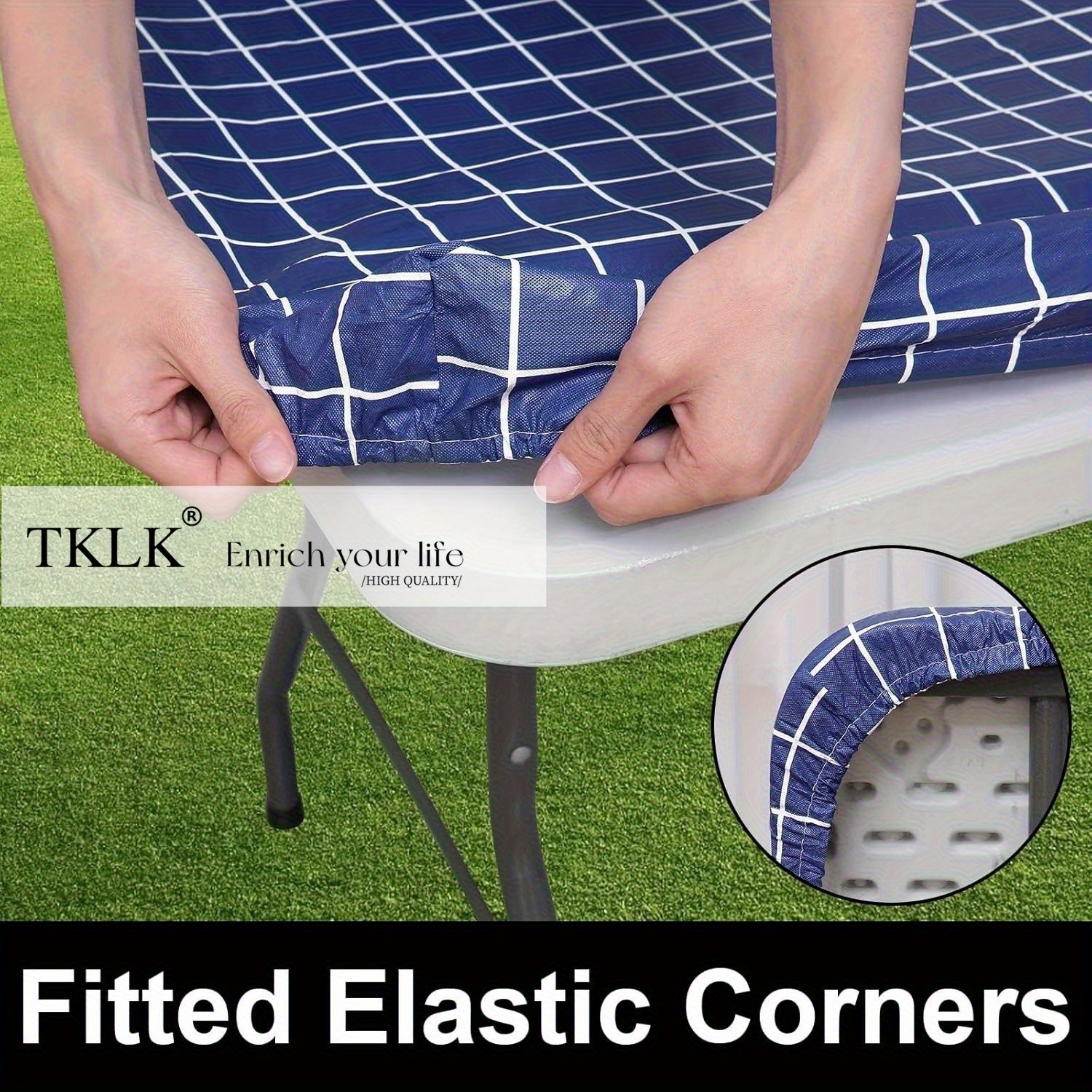 Rectangle Table Cloth, Elastic - Outdoor Camping Table 리뷰 및 가격