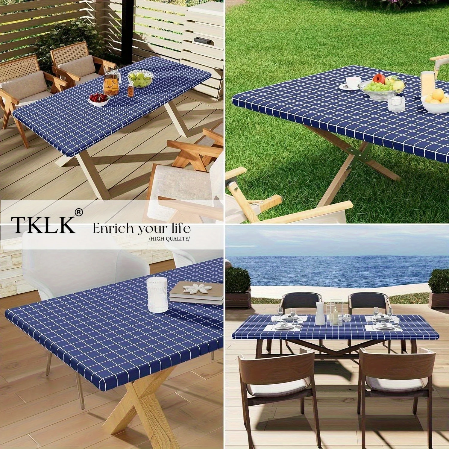 Rectangle Table Cloth, Elastic - Outdoor Camping Table 리뷰 및 가격