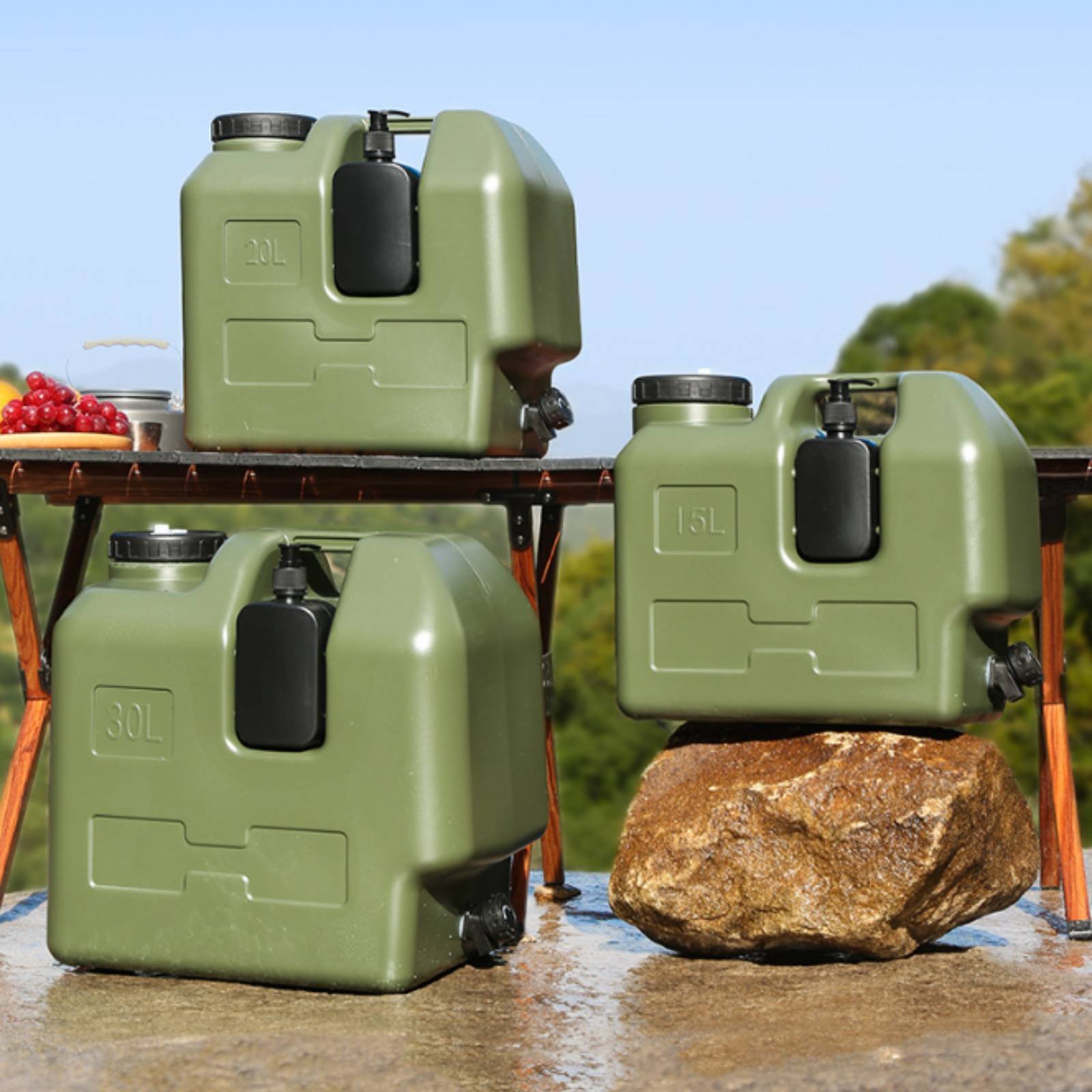 Water Container with Spigot Fo - Outdoor Camping Water Jug 리뷰 및 가격