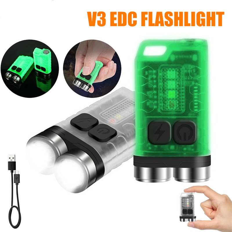 V3 EDC Flashlight Mini Keychai - Outdoor Camping Glamping 리뷰 및 가격
