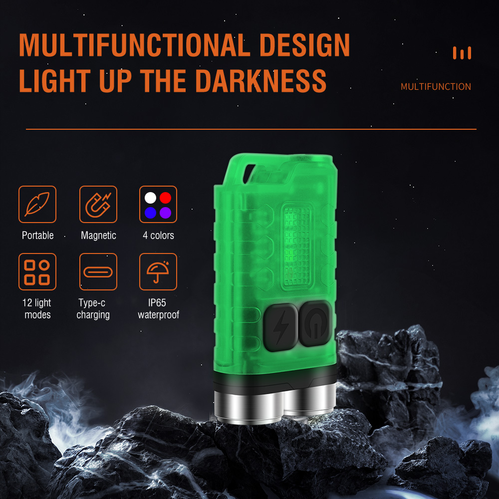 V3 EDC Flashlight Mini Keychai - Outdoor Camping Glamping 리뷰 및 가격