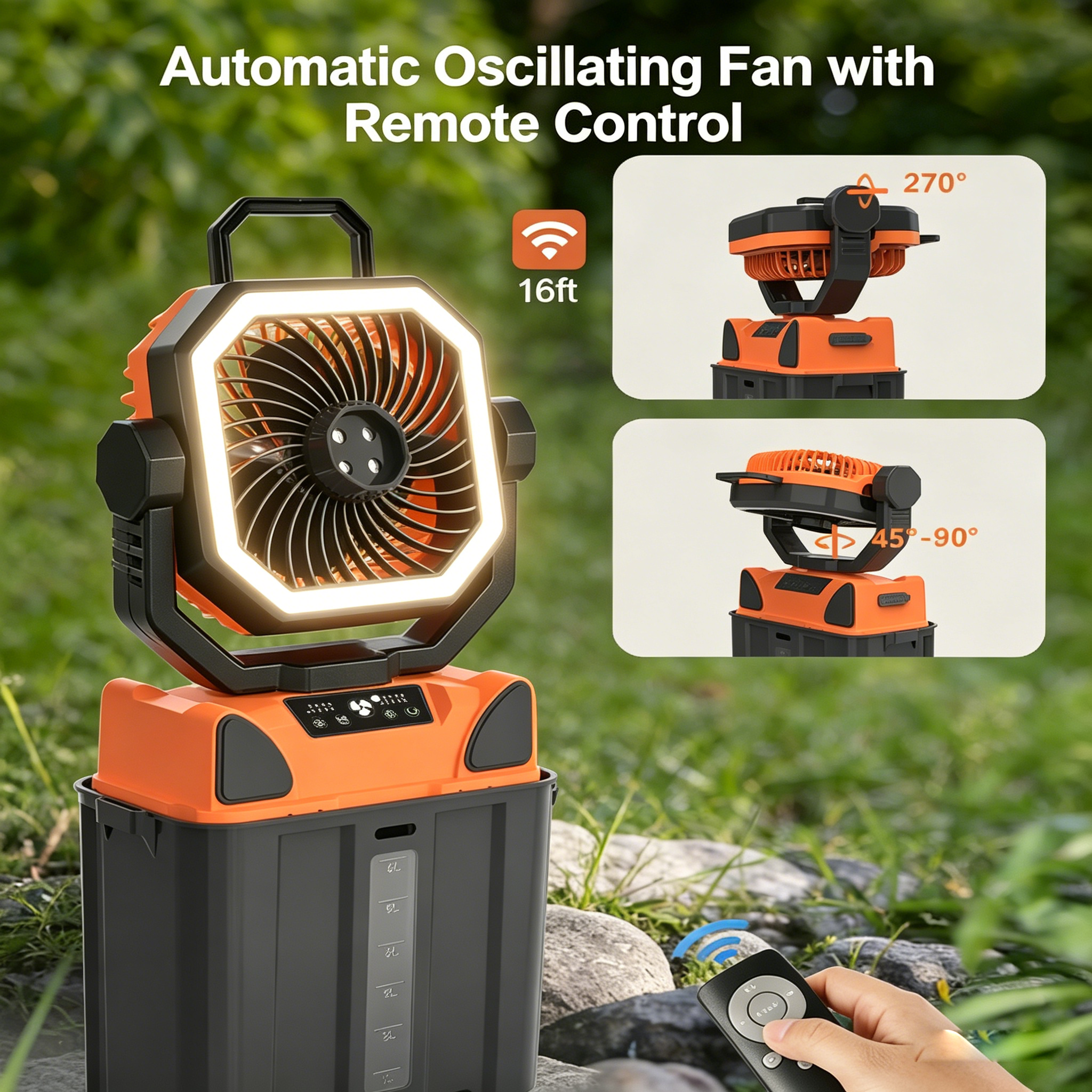 30000mAh Spray Camping Fan wit - Outdoor Camping Ventilator 리뷰 및 가격