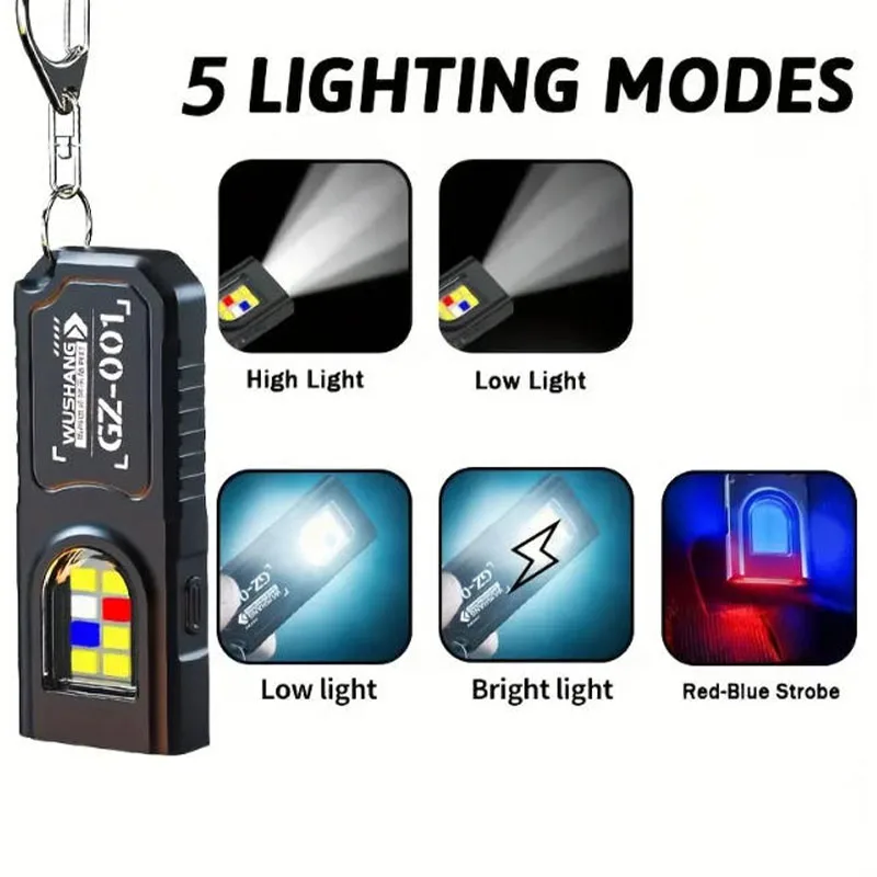 Powerful Mini COB LED Keychain - Outdoor Camping Glamping 리뷰 및 가격
