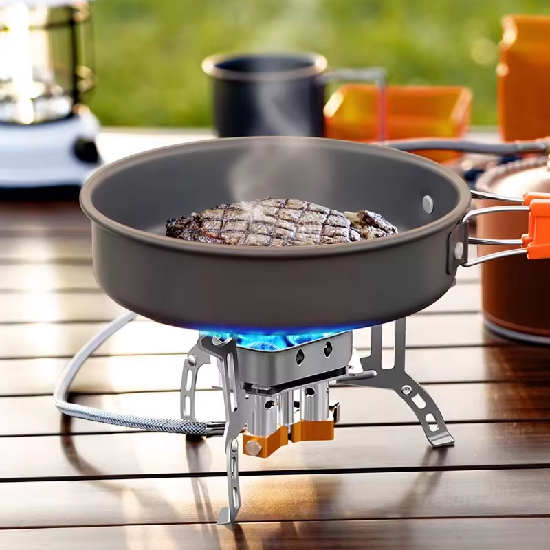 Portable 3-Burner Gas Stove, F - Outdoor Gas Camping Oven 리뷰 및 가격