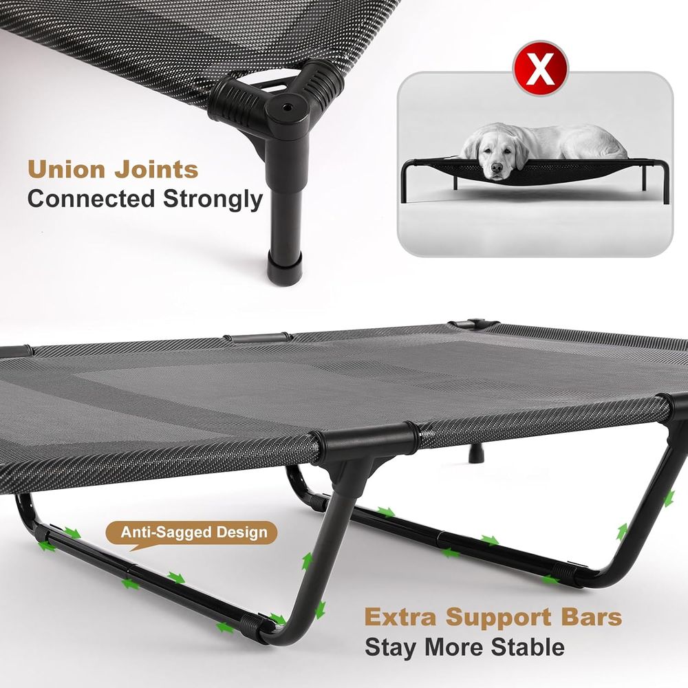 Elevated Dog Bed with Anti-Sag - Outdoor Camping Dog Bed 리뷰 및 가격