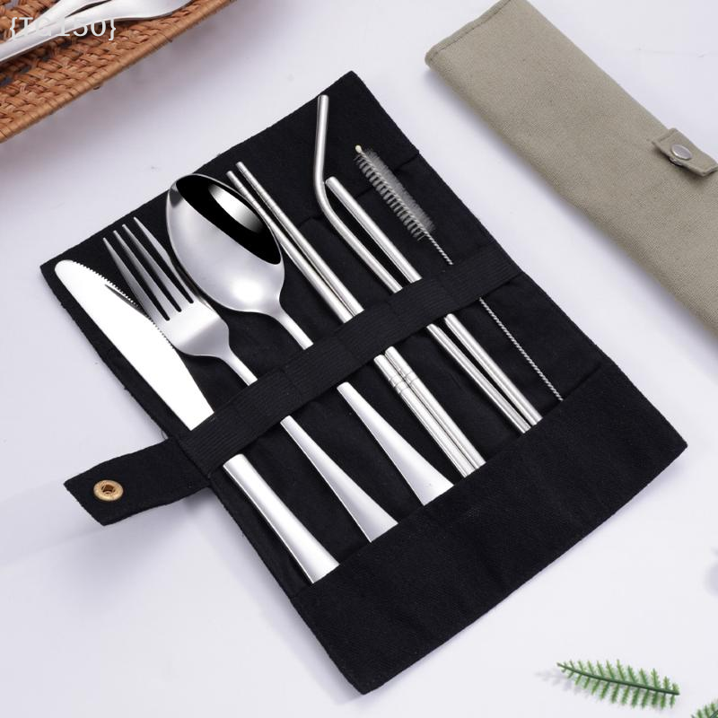 【TG150】8Pcs Portable Stainless - Camp Utensil Set 리뷰 및 가격