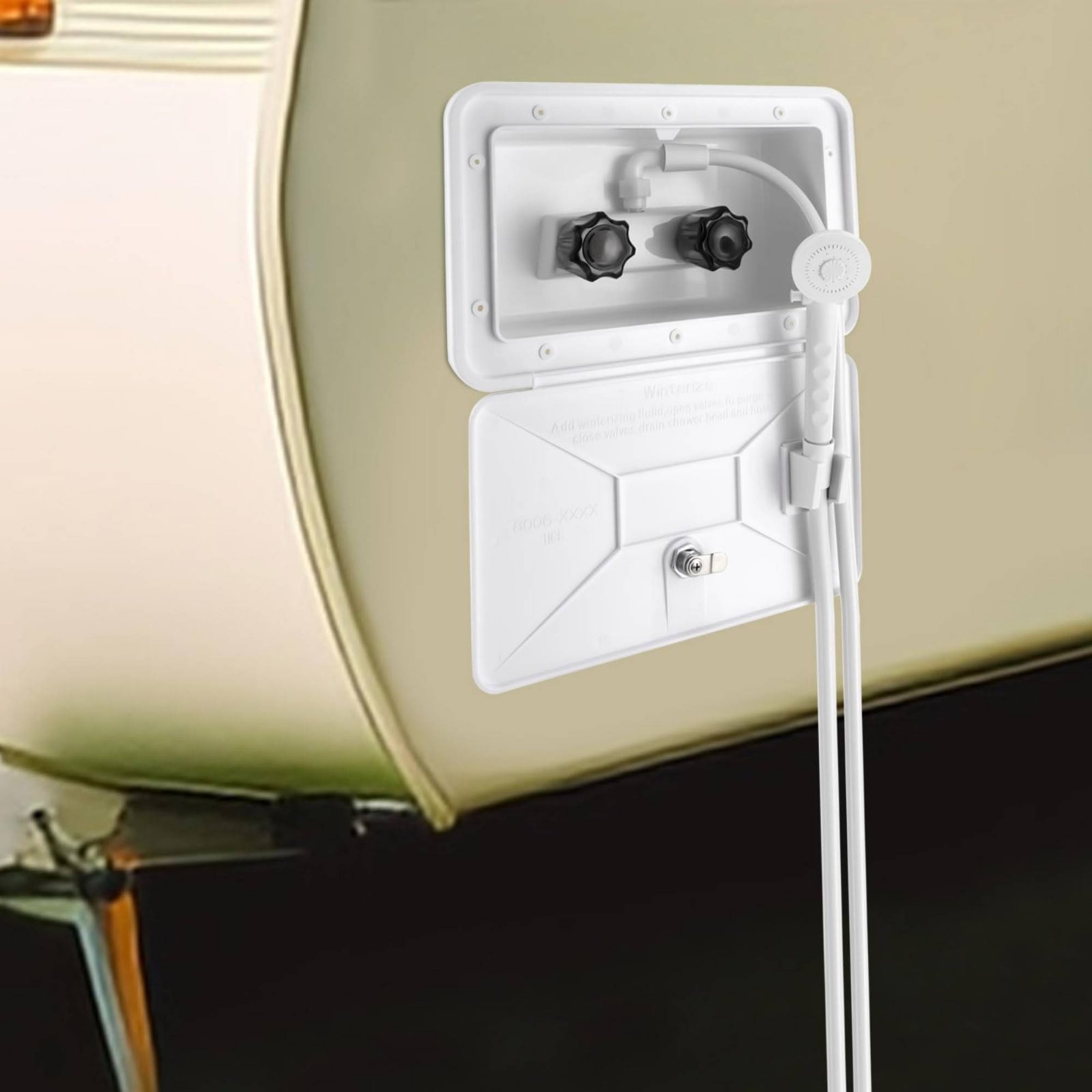 RV Exterior Shower Box Compact - Outdoor Camping Set 리뷰 및 가격