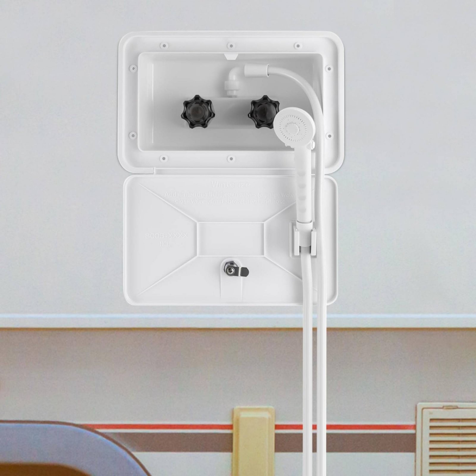 RV Exterior Shower Box Compact - Outdoor Camping Set 리뷰 및 가격