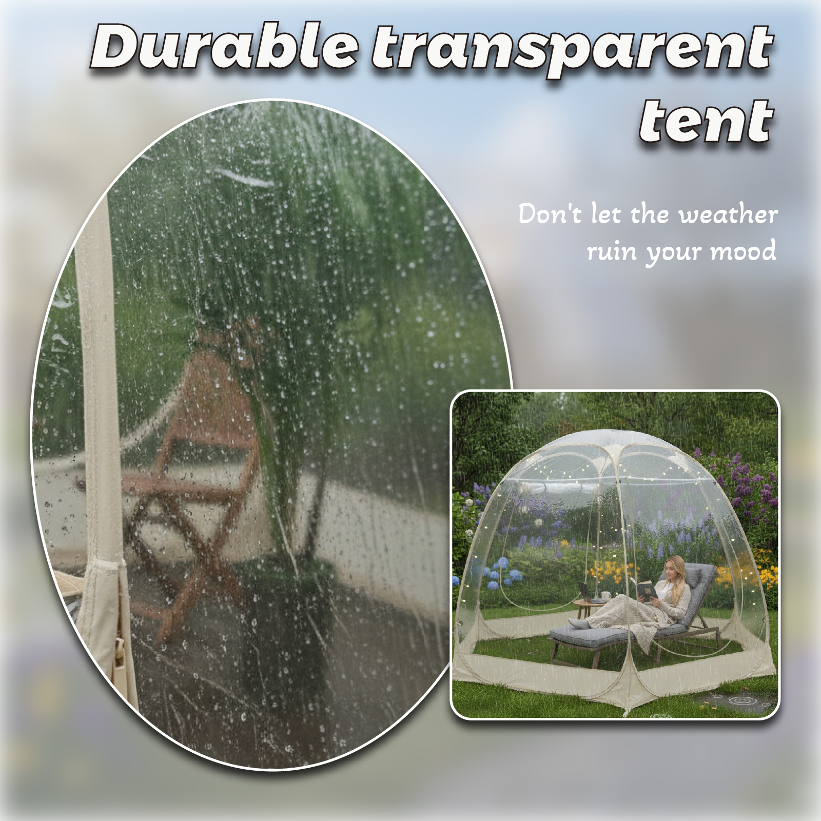 Large Quick-Set Bubble Tent Po - Outdoor Camping In Winter 리뷰 및 가격