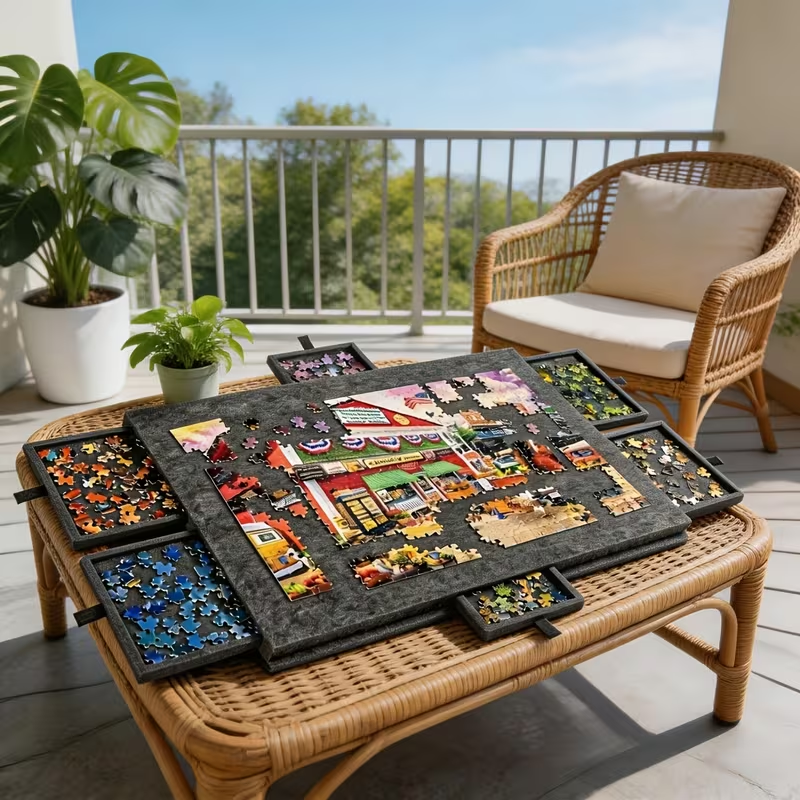 6-Drawer 1500pcs Jigsaw Puzzle - Outdoor Camping Table 리뷰 및 가격