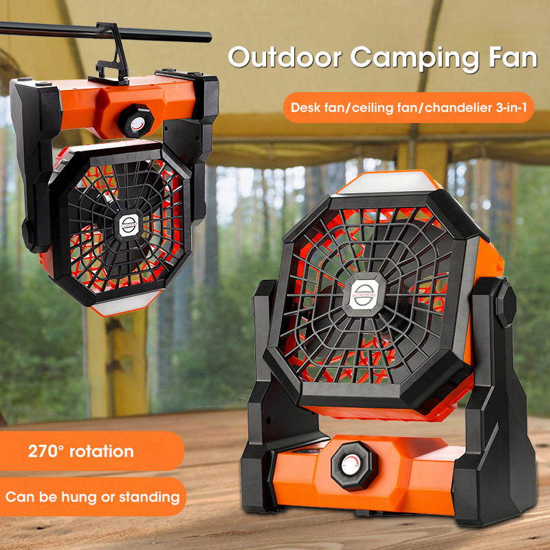 10000mAh Camping Fan with LED  - Outdoor Camping Ventilator 리뷰 및 가격