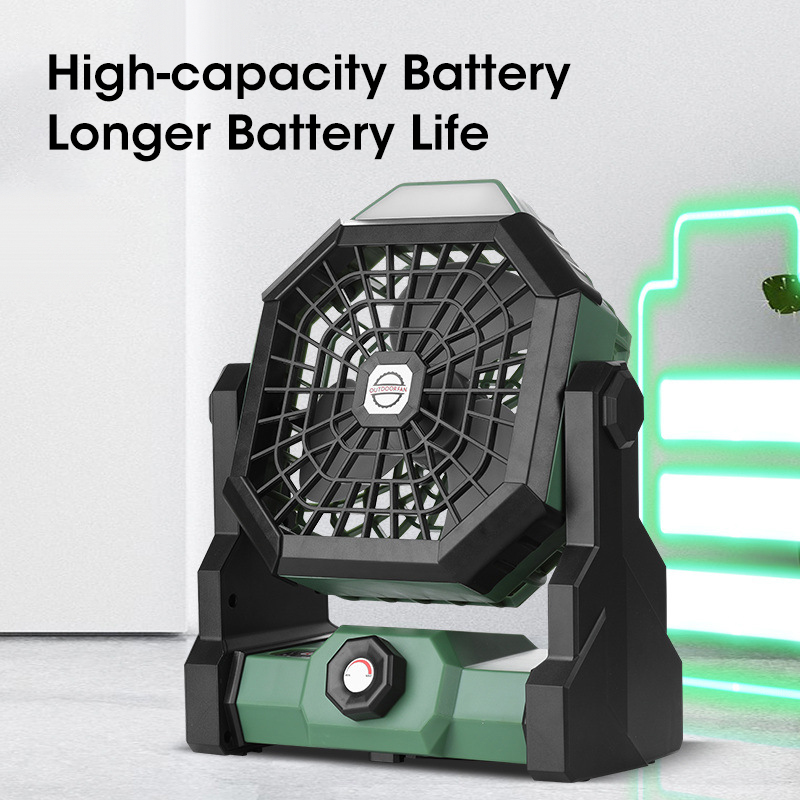 10000mAh Camping Fan with LED  - Outdoor Camping Ventilator 리뷰 및 가격