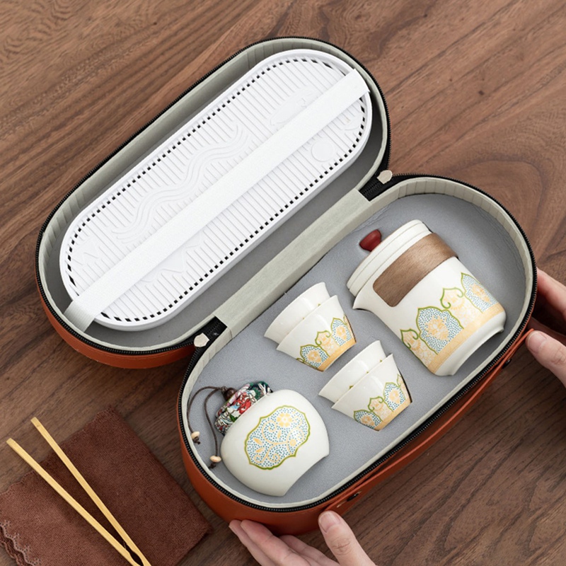 Ceramic Art Tea Set Travel Tea - Outdoor Camping Set 리뷰 및 가격