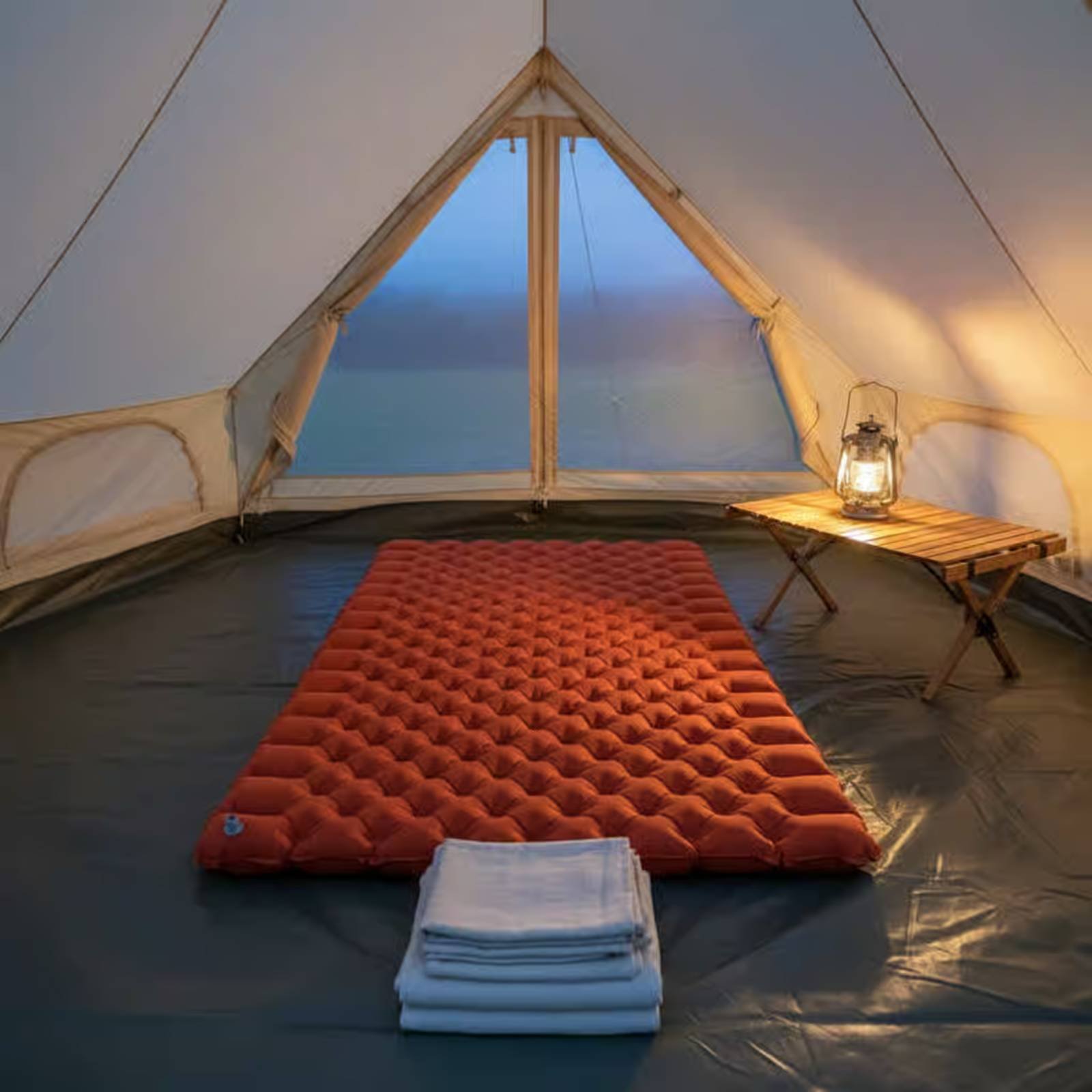 Inflatable Camping Mat Nylon T - Outdoor Camping Mat Waterproof 리뷰 및 가격