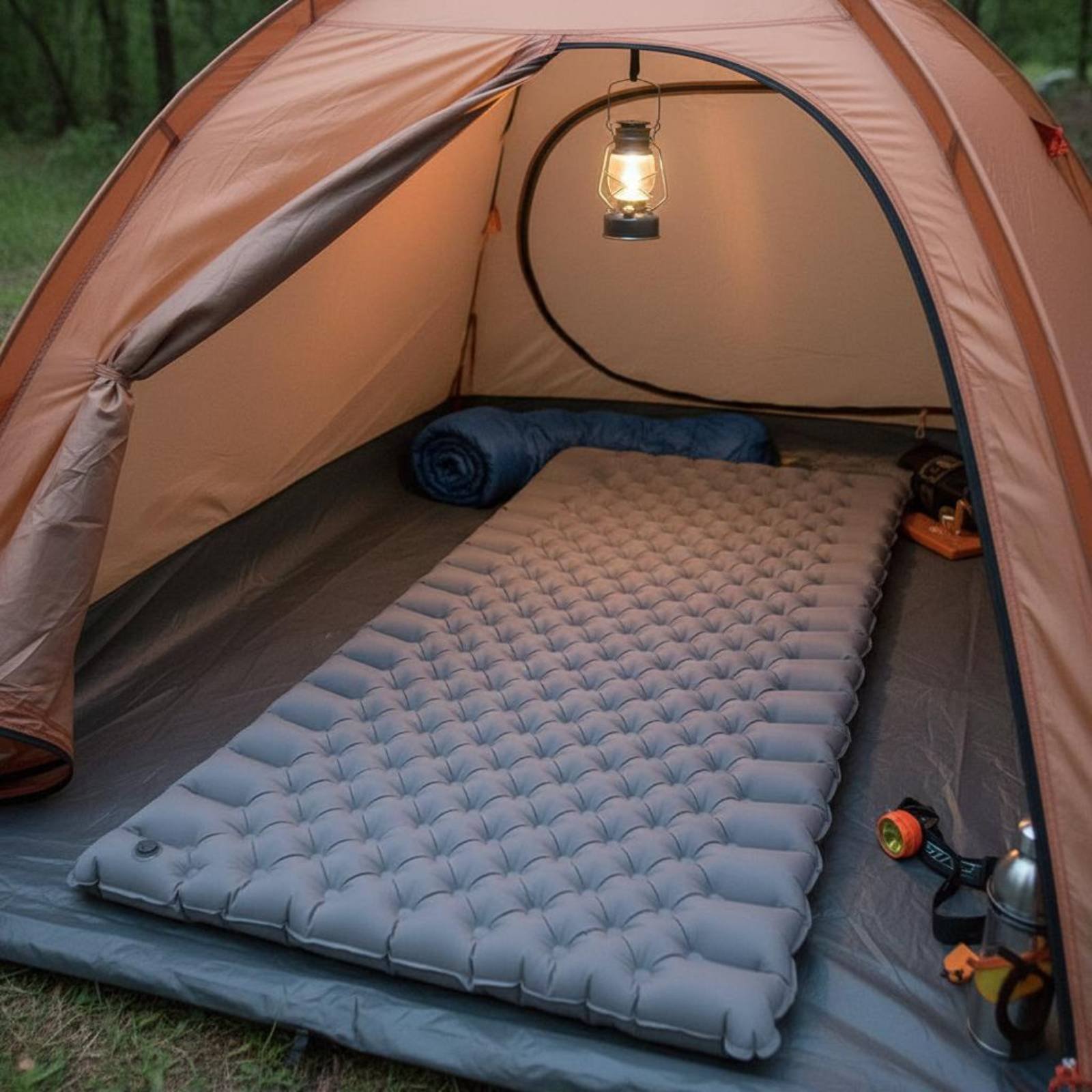 Inflatable Camping Mat Nylon T - Outdoor Camping Mat Waterproof 리뷰 및 가격