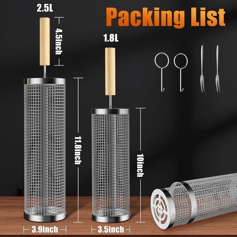 Set of 2 Stainless Steel BBQ G - Outdoor Camping Set 리뷰 및 가격