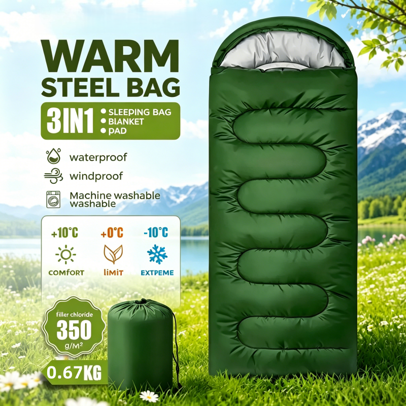 Camping sleeping bag light 4 s - Outdoor Camping In Winter 리뷰 및 가격