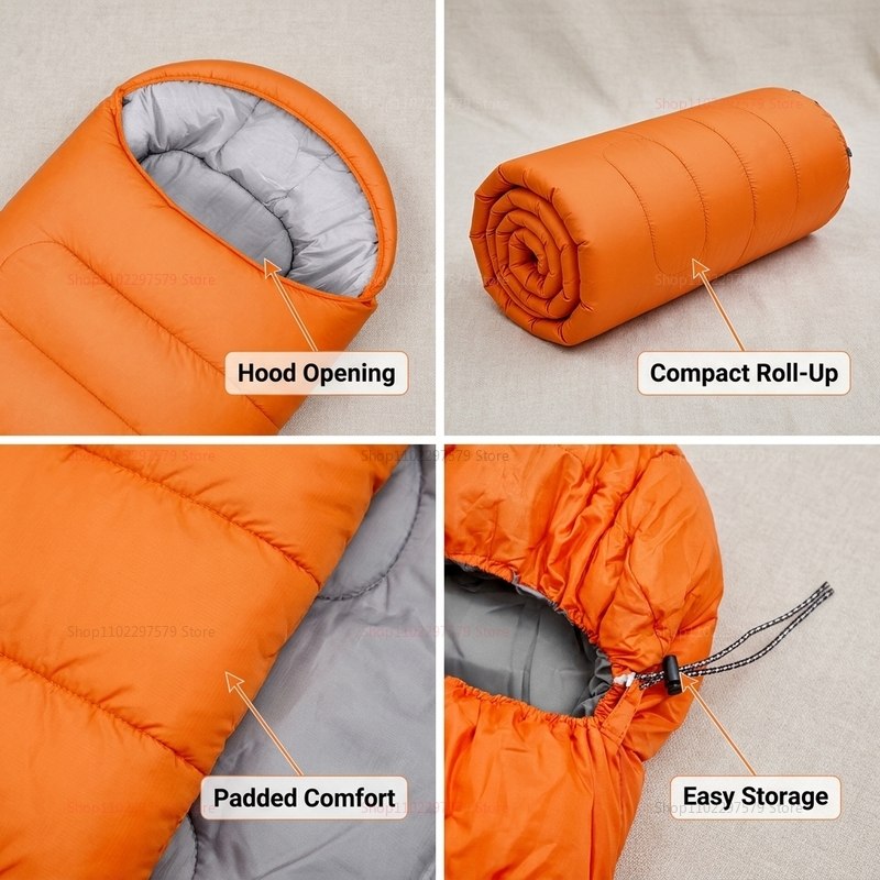 Camping sleeping bag light 4 s - Outdoor Camping In Winter 리뷰 및 가격