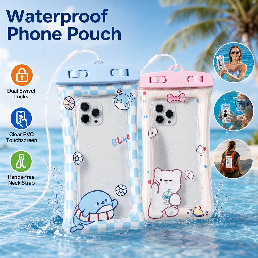 Cute Bear Waterproof Phone Cas - Dry Bag Waterproof 리뷰 및 가격