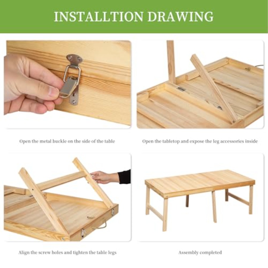Foldable Boho Wooden Picnic Ta - Outdoor Camping Table 리뷰 및 가격