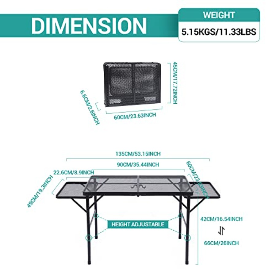 Folding Grill Table, Camping T - Outdoor Camping Table 리뷰 및 가격