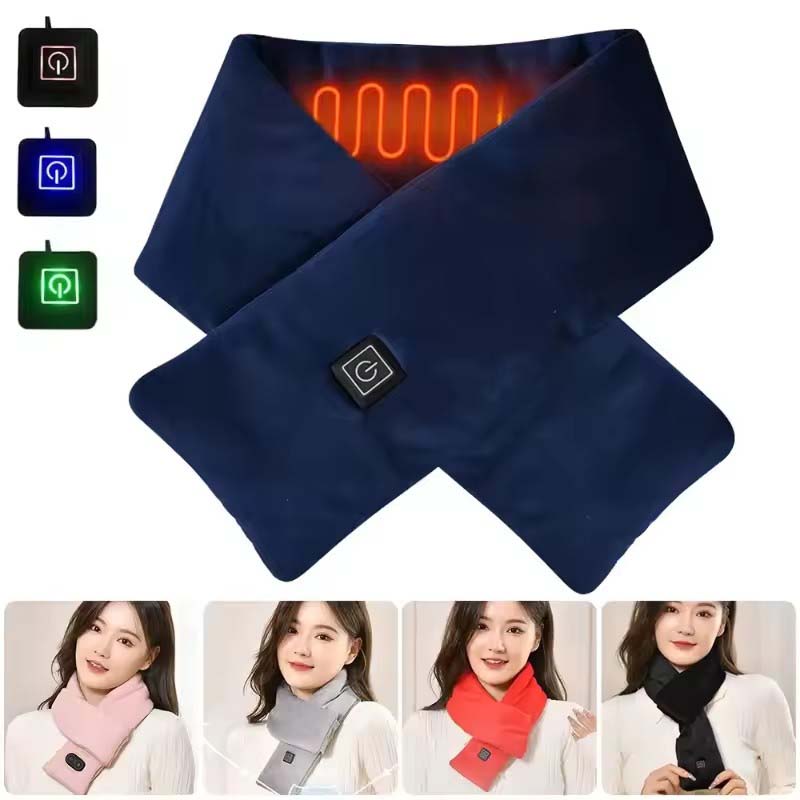 USB Women Men Heating Scarf Te - Outdoor Camping In Winter 리뷰 및 가격