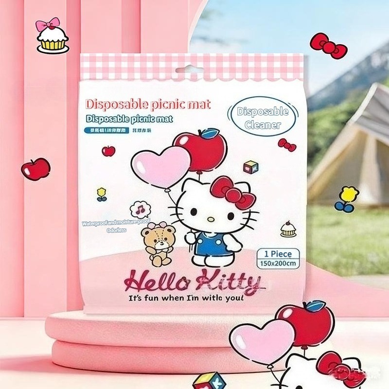 Sanrio Kawaii Hello Kitty Wate - Outdoor Camping Mat Waterproof 리뷰 및 가격
